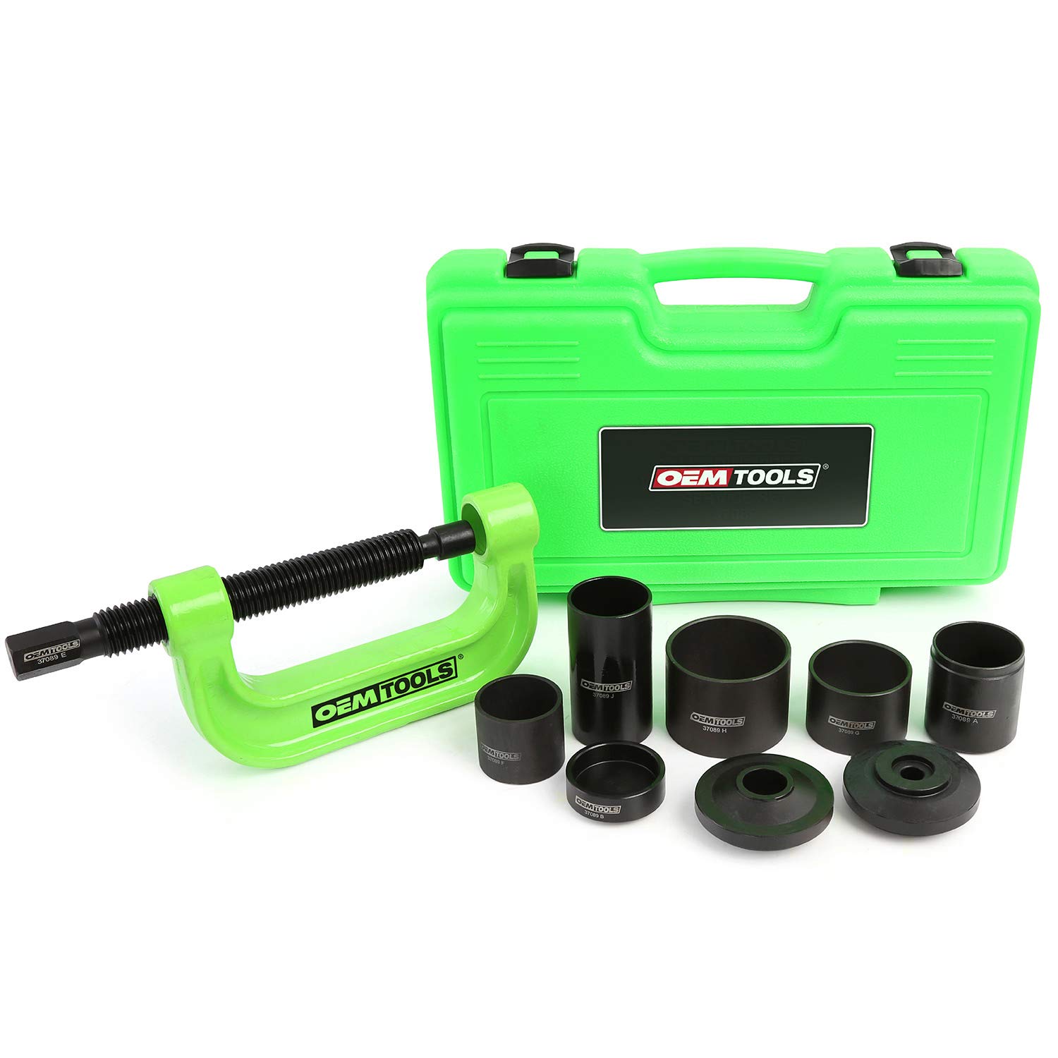 OEMTOOLS Kugelgelenk und U-Gelenk Presse Set nahezu Universal PKW und LKW Kugelgelenk Trenner, Master Kugelgelenk Adapter Set für obere und untere Kugelgelenke 37089 von OEMTOOLS