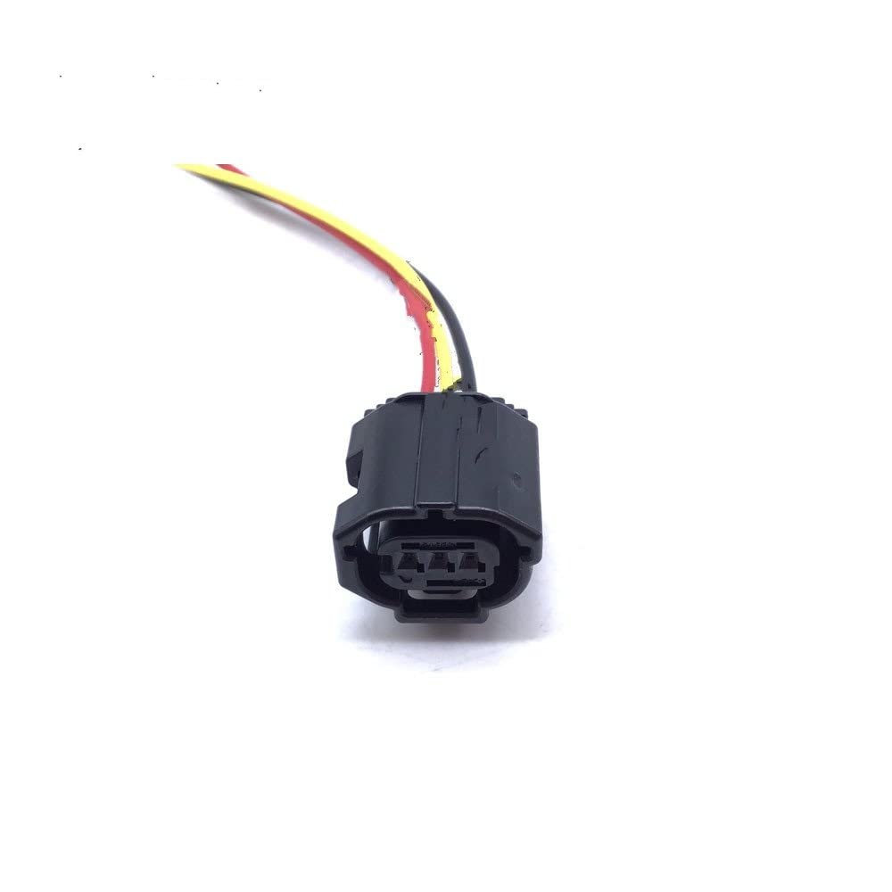 Höhensensor vorne hinten 8651A064 8651A065 Stecker Zopfstecker für Mitsubishi für Pajero für Montero 4 IV 2007-2016 Höhenniveausensor Höhensensor(Rot) von OESUP