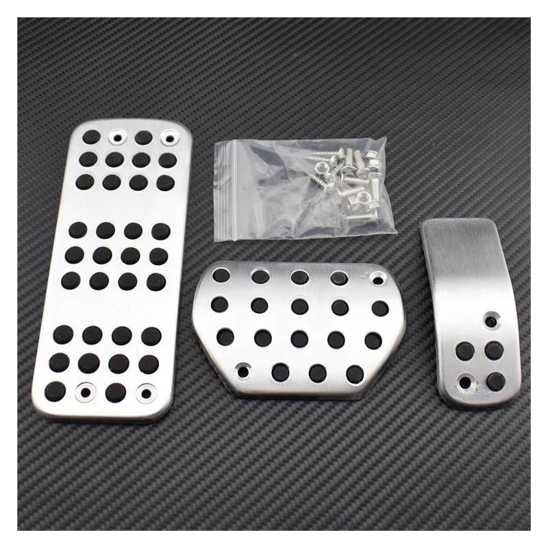 Auto Bremspedal Für PEUGEOT 207 301 307 208 2008 308 408 Cc Auto Gas Fußstütze Modifizierte Pedal Pad Platte Auto Pedale(AT) von OEXRIG