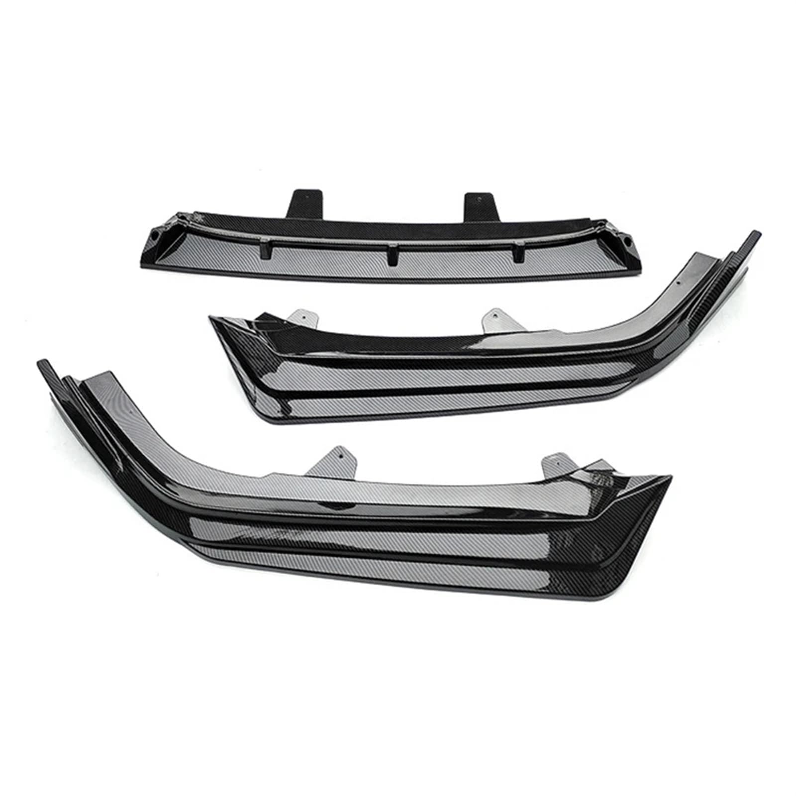 Auto Frontspoiler Für Accord 10.5th Gen 2021-2022 Frontstoßstange Lip Spoiler Splitter Deflektor Guards Body Kit Auto Auto Zubehör 7 Stile Frontlippe Spoiler(Carbon Look A) von OEXRIG