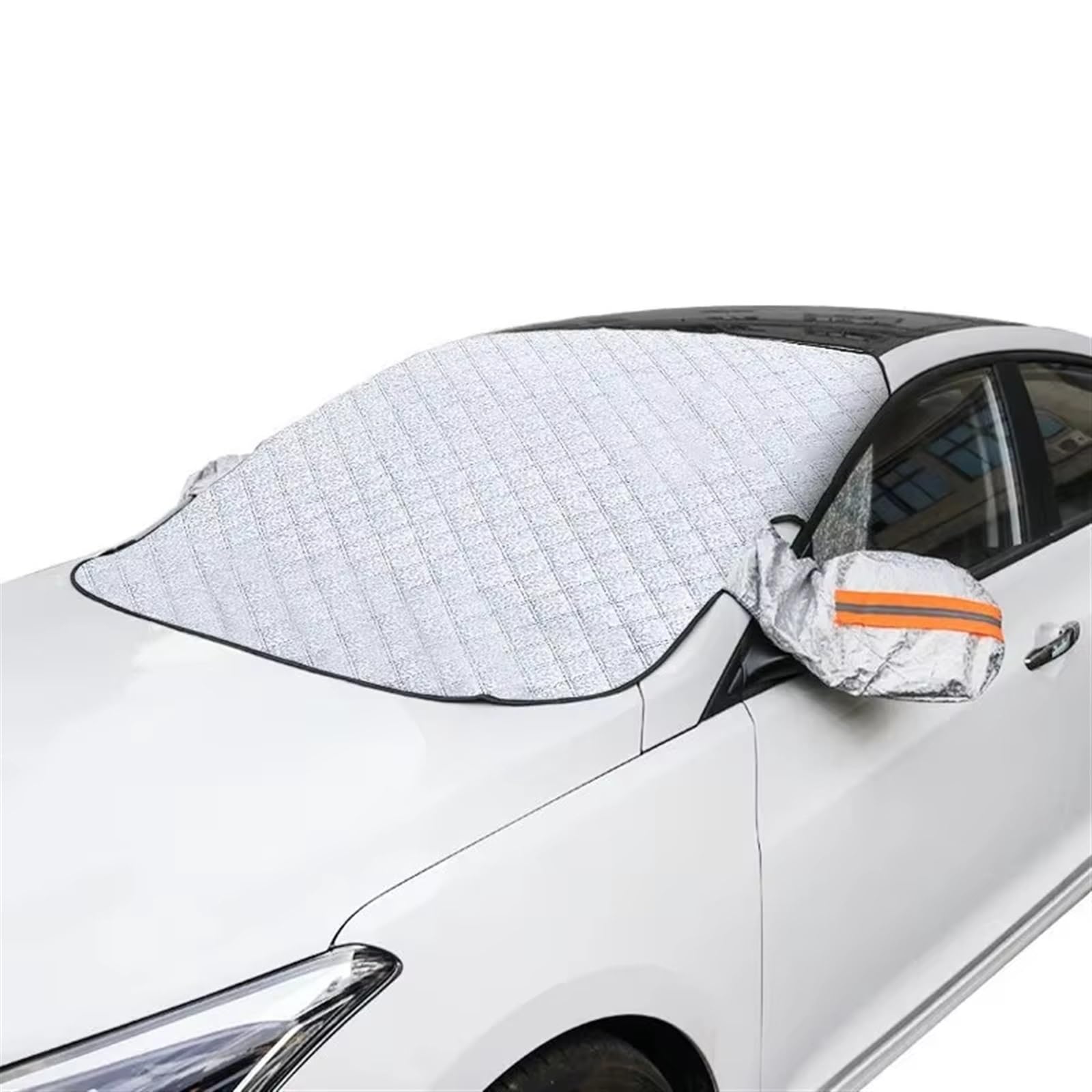 Auto Sonnenshutz 5 Magnete Auto Windschutzscheibe Schneeschutz UV-Schutz Sonnenschutz Winter Auto Motorhaube Frostschutz Außenschutz Sonnenblende Auto Netz von OEXRIG