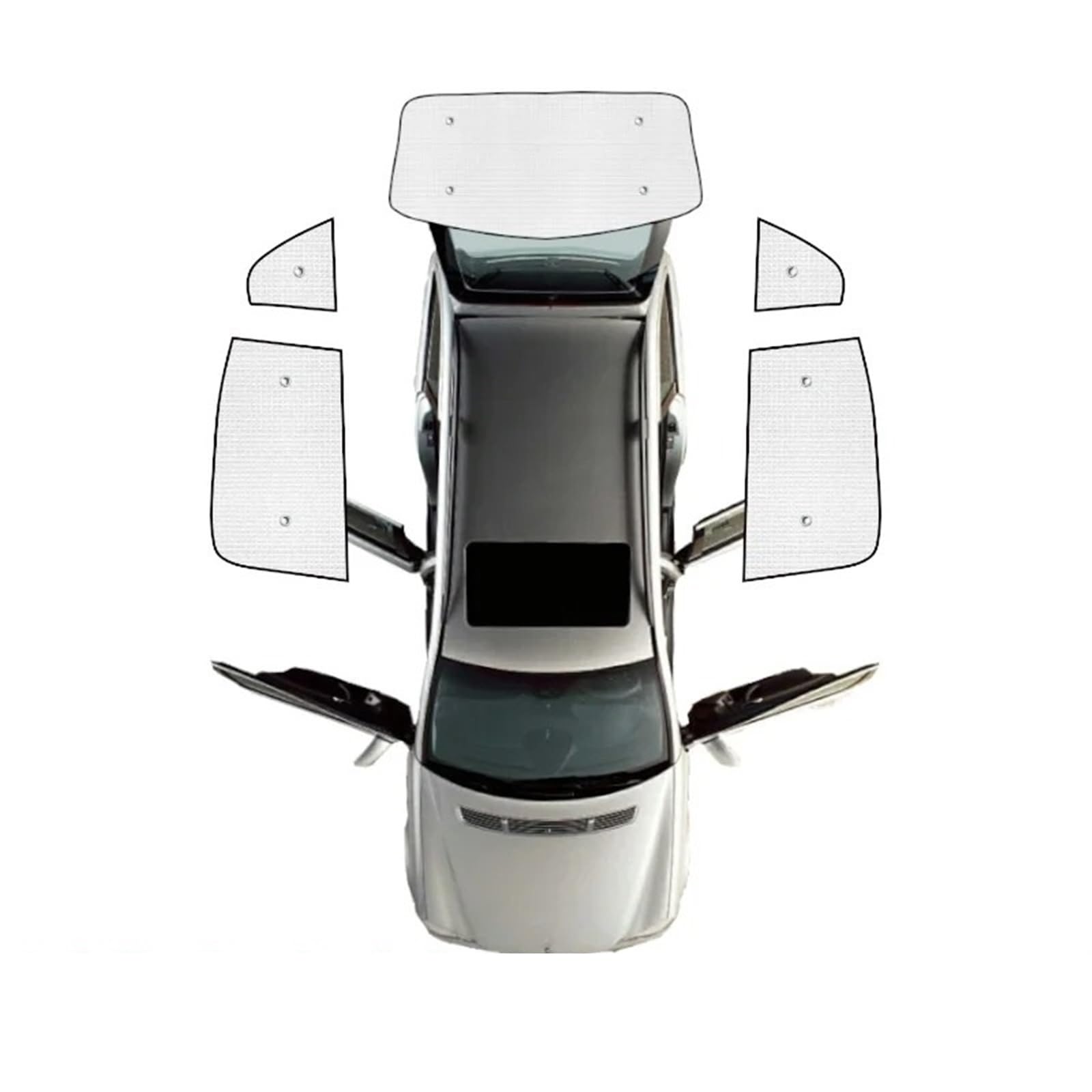 Auto Sonnenshutz Für Peugeot 3008 P84 2016~2023 Auto Sonnenschutz Windschutzscheibe Sonnenschutz Fenster Abdeckung Visiere Auto Zubehör Auto Sonnenschutz Abdeckungen Sonnenblende Auto Netz(Rear Wind von OEXRIG