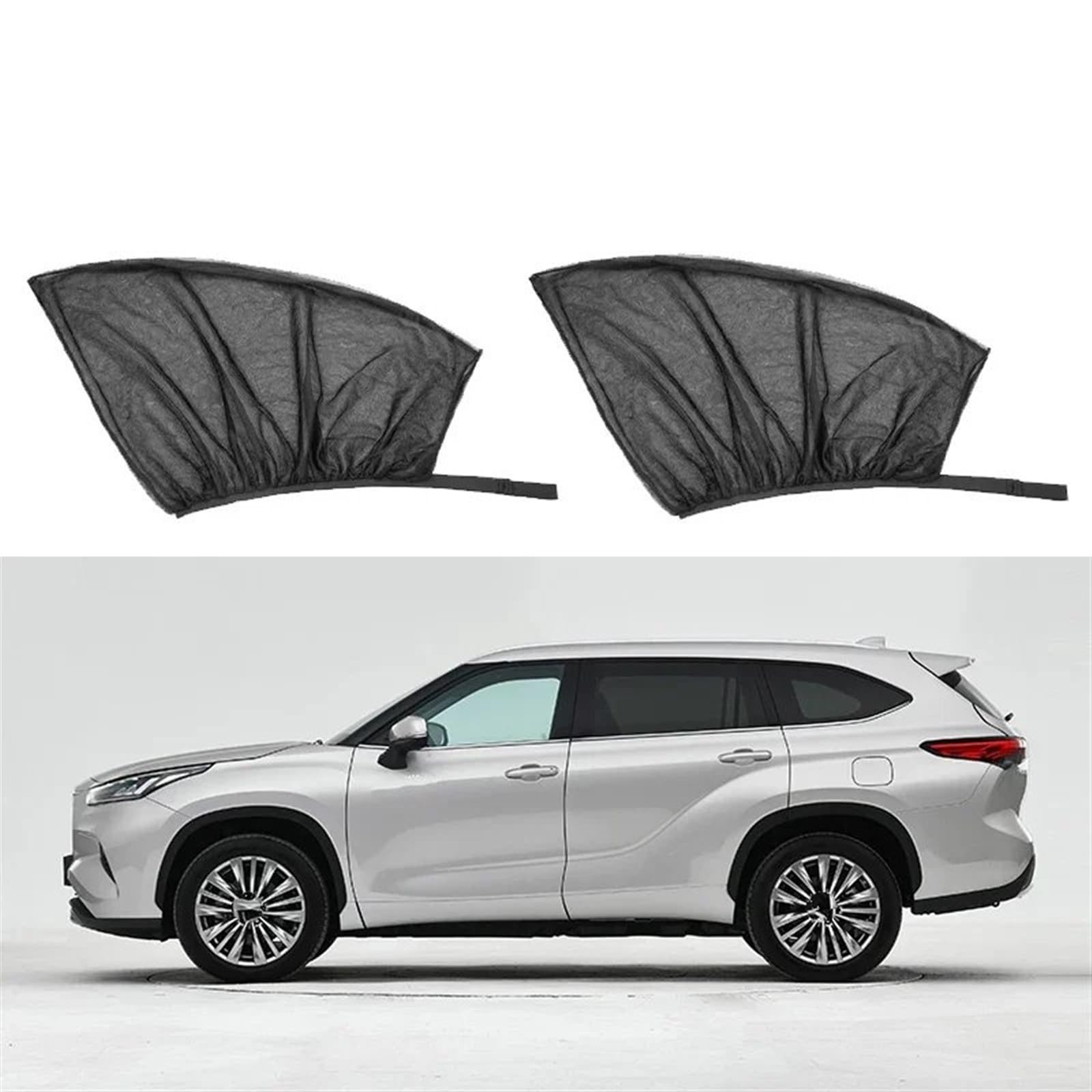 Auto Sonnenshutz Moskitovorhänge Für Autos Auto Sonnenschutz Styling Zubehör Auto UV Schutz Vorhang Seitenfenster Sonnenschutz Mesh Sonnenblende Sonnenblende Auto Netz(SUV-Front) von OEXRIG