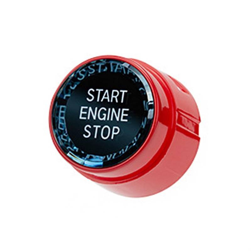 Autozubehör Innenraum Für 1 2 3 4 5 6 7 Serie F20 F21 F22 F23 F30 F34 F10 F18 F12 F07 F01 F02 Auto Styling ENGINE START STOP Schalter Taste Aufkleber Innenraum Auto Zubehör(02 Red) von OEXRIG