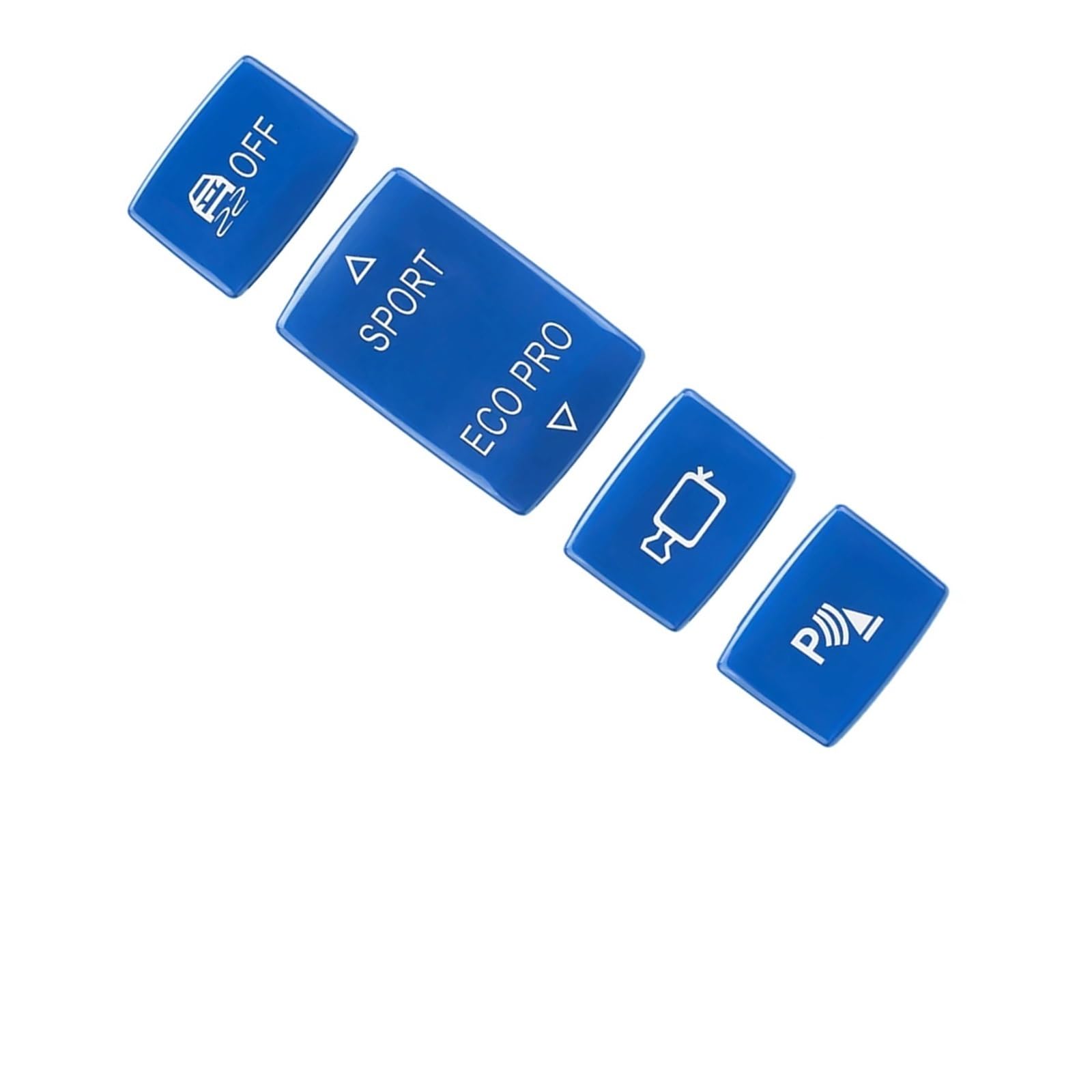 Autozubehör Innenraum Für 1 2 3 4 Serie F20 F22 F30 F34 F32 F33 Auto ESP Fahrmodus Schalter Sport Taste Antislip Radar Sensor Schlüssel Abdeckung Ersetzen Innenraum Auto Zubehör(Blue B) von OEXRIG