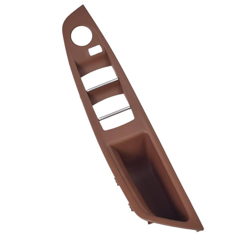 Autozubehör Innenraum Für 5 Series F10 F11 Beige Schwarz Auto Innen Tür Griff Panel Pull Trim Abdeckung Links Hand Stick LHD Innenraum Auto Zubehör(Red Brown-RHD) von OEXRIG