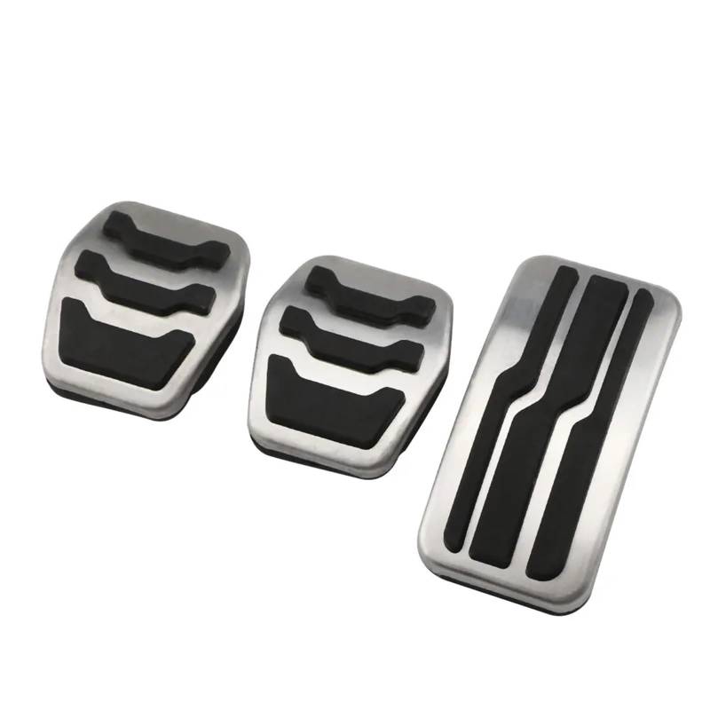 Autozubehör Innenraum Für Ford Für Focus 2 3 4 MK2 MK3 MK4 2005-2017 Edelstahl Auto Innen Gas Kraftstoff Pedal Bremspedale Abdeckung Zubehör Innenraum Auto Zubehör(3 Pcs MT) von OEXRIG