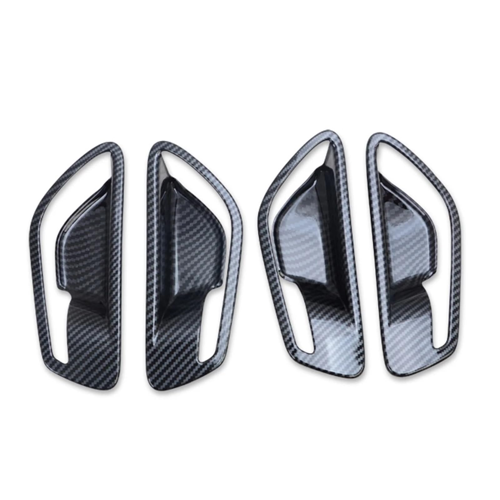 Autozubehör Innenraum Für Hyundai Für Tucson NX4 2021 2022 2023 2024 Carbon Faser Auto Innen Tür Griff Bowl Abdeckung Trim Dekoration Zubehör Innenraum Auto Zubehör(Carbon Fiber Style) von OEXRIG