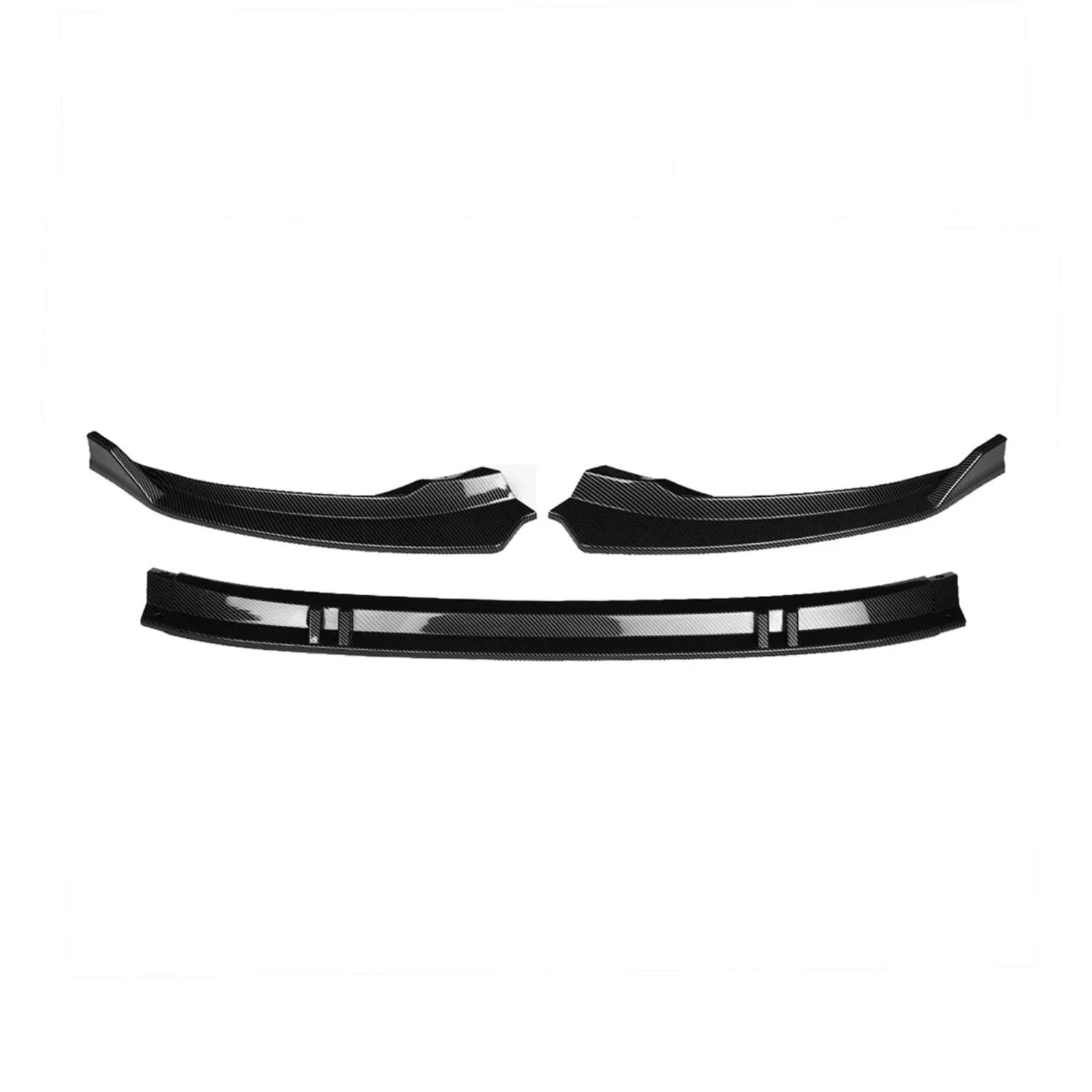 OEXRIG Auto Frontspoiler Für A3 2021 2022 Front Lip Kinn Stoßstange Körper Kits Splitter Diffusor Lip Protector Spoiler Deflektor Lip Guard Frontlippe Spoiler(Carbon Fiber Look) von OEXRIG