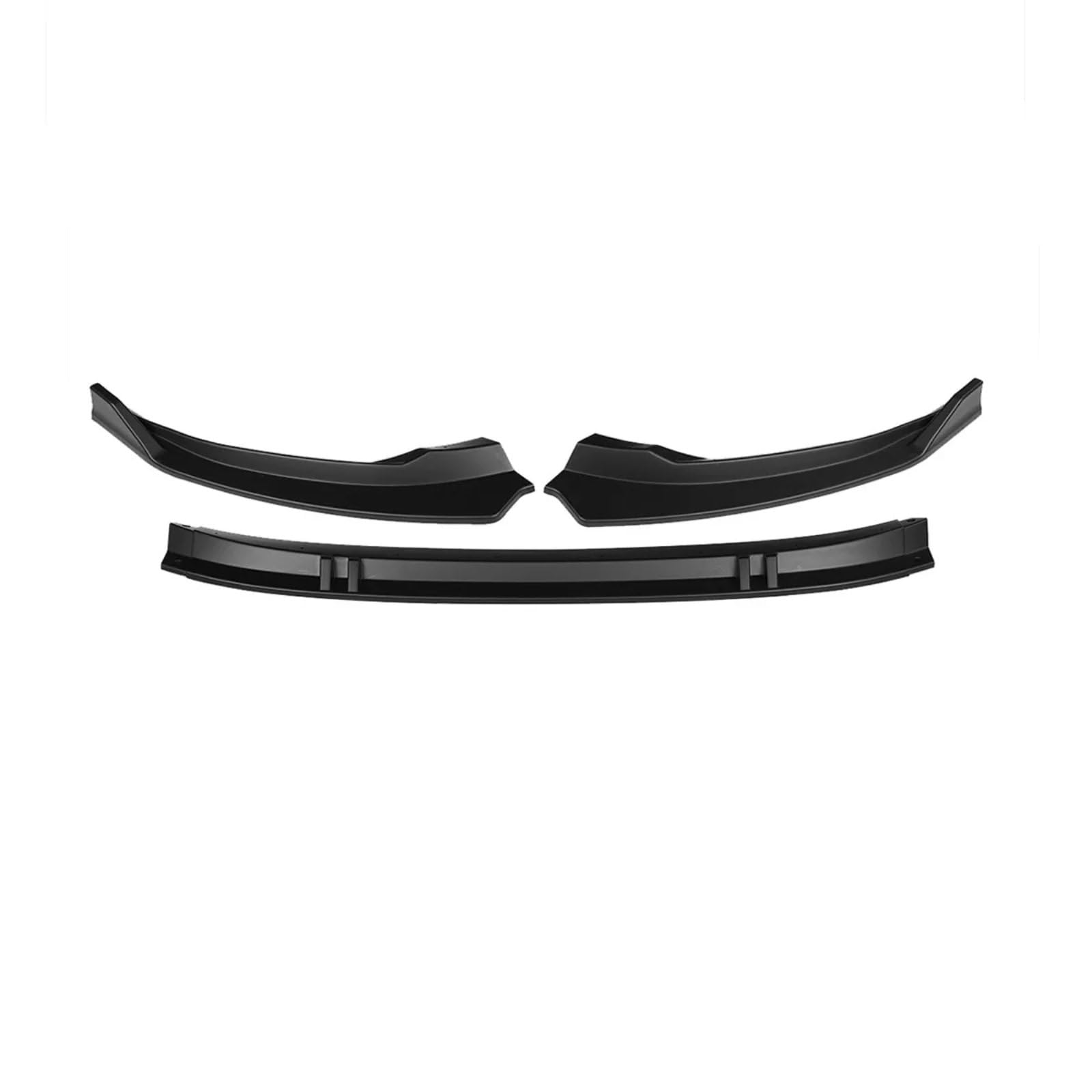 OEXRIG Auto Frontspoiler Für A3 2021 2022 Front Lip Kinn Stoßstange Körper Kits Splitter Diffusor Lip Protector Spoiler Deflektor Lip Guard Frontlippe Spoiler(Glossy Black) von OEXRIG