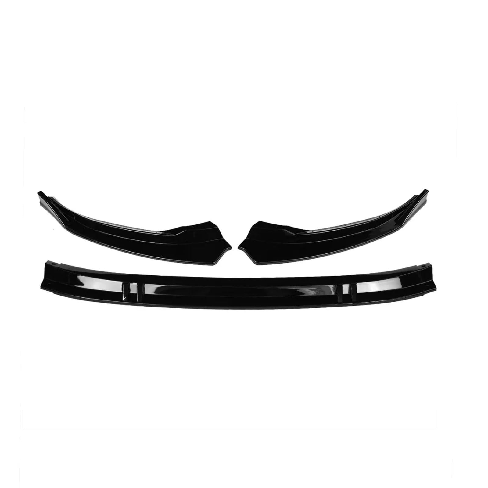 OEXRIG Auto Frontspoiler Für A3 2021 2022 Front Lip Kinn Stoßstange Körper Kits Splitter Diffusor Lip Protector Spoiler Deflektor Lip Guard Frontlippe Spoiler(Matte Black) von OEXRIG