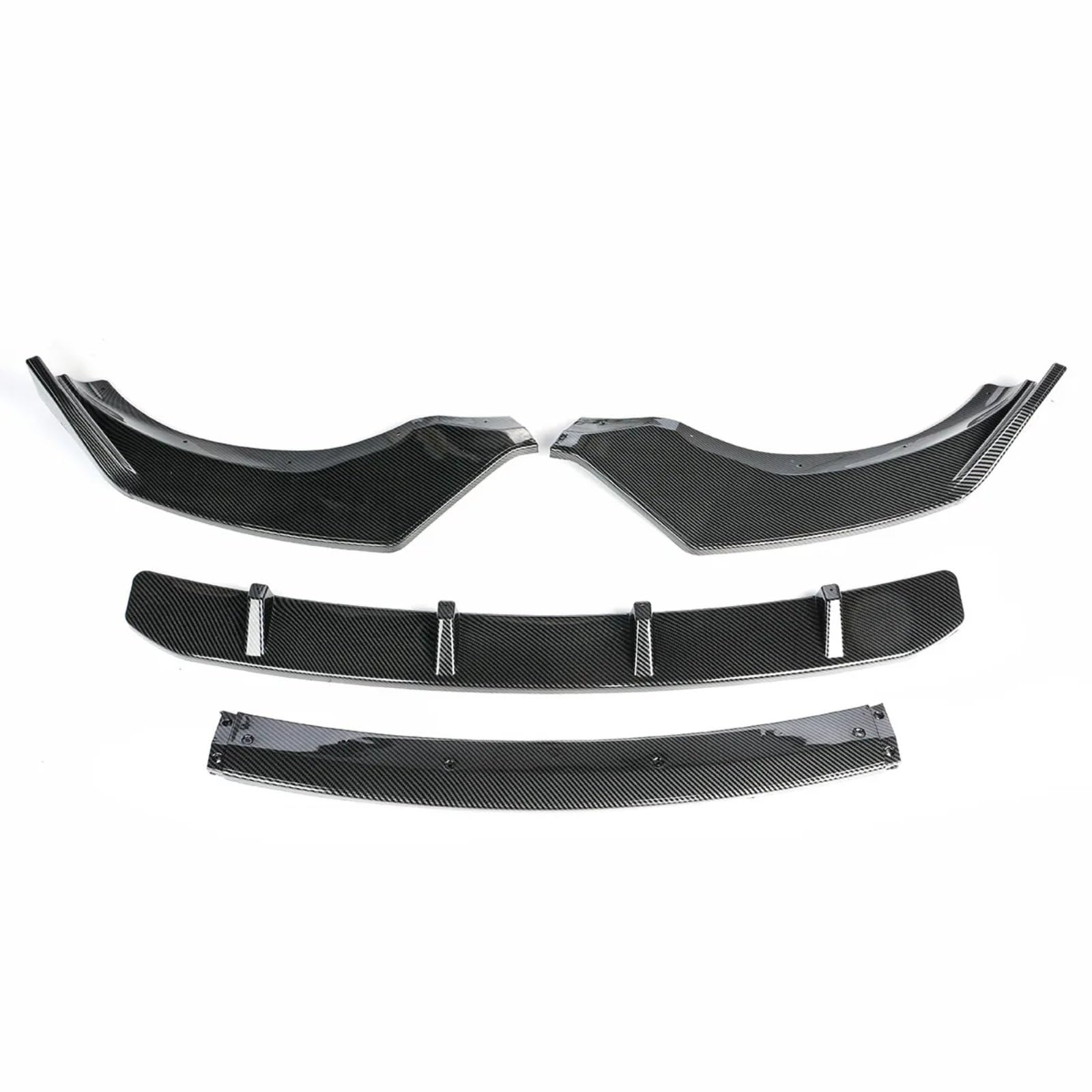 OEXRIG Auto Frontspoiler Für X3 X4 G01 G02 2018-2021 Spoiler Diffusor Schutz Schutz Abdeckung Körper Kits Auto Front Stoßstange Splitter Lip Frontlippe Spoiler(Carbon Fiber Look) von OEXRIG