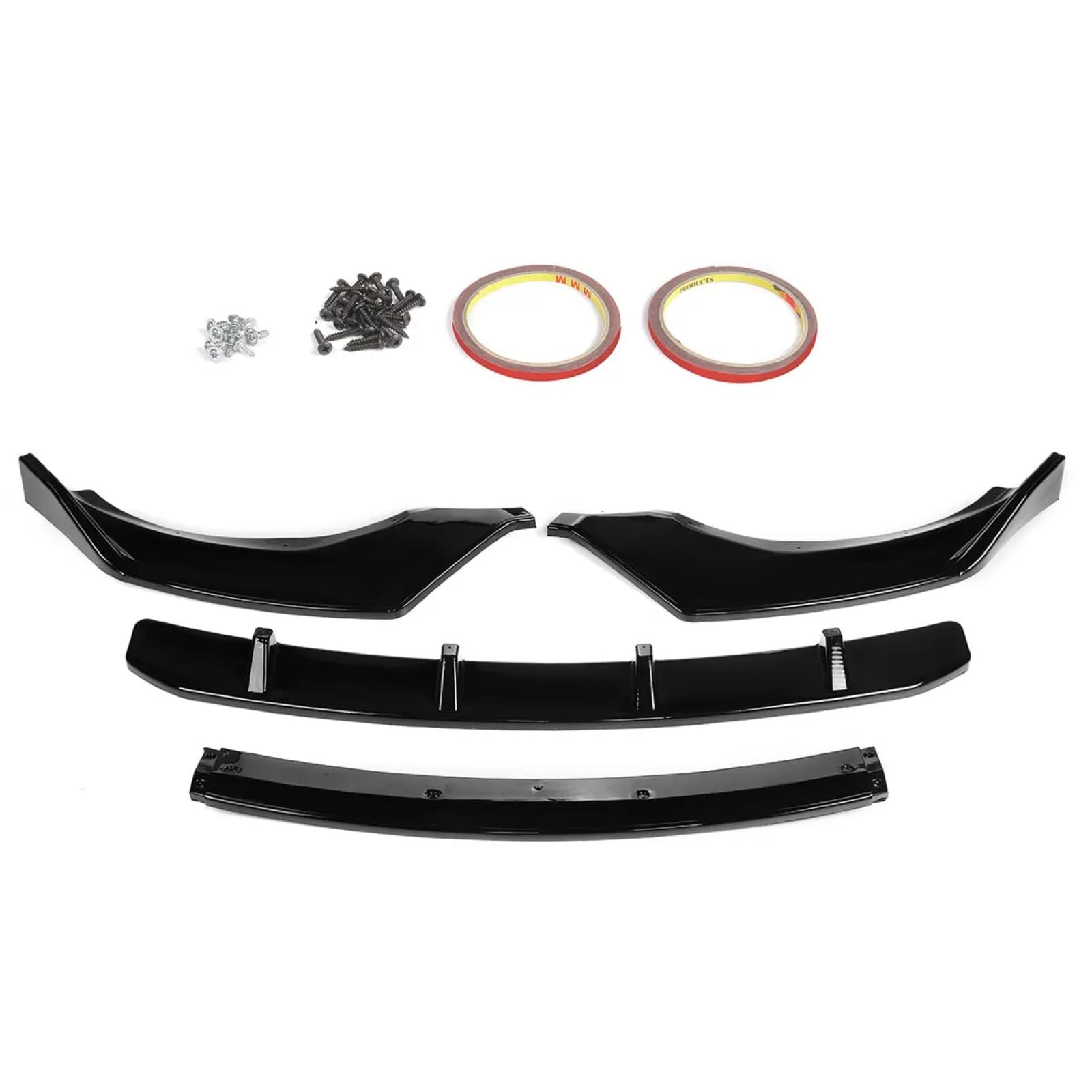 OEXRIG Auto Frontspoiler Für X3 X4 G01 G02 2018-2021 Spoiler Diffusor Schutz Schutz Abdeckung Körper Kits Auto Front Stoßstange Splitter Lip Frontlippe Spoiler(Glossy Black) von OEXRIG