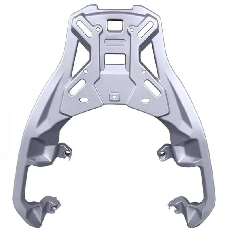 OEXRIG Hinterradgepäckträger Für C400 GT/C400X Motorrad-Hinterradgepäckträger-Aufbewahrungsbox-Unterstützung Motorrad-Gepäckträger Hinten(Silber) von OEXRIG