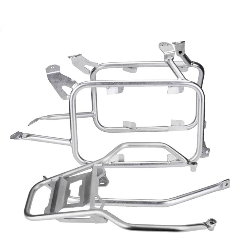 OEXRIG Hinterradgepäckträger Für R1250GS Für R1200GS LC Abenteuer Pannier Rack Schwanz Box Rahmen Motorrad-Gepäckträger Hinten(Silver A Set) von OEXRIG