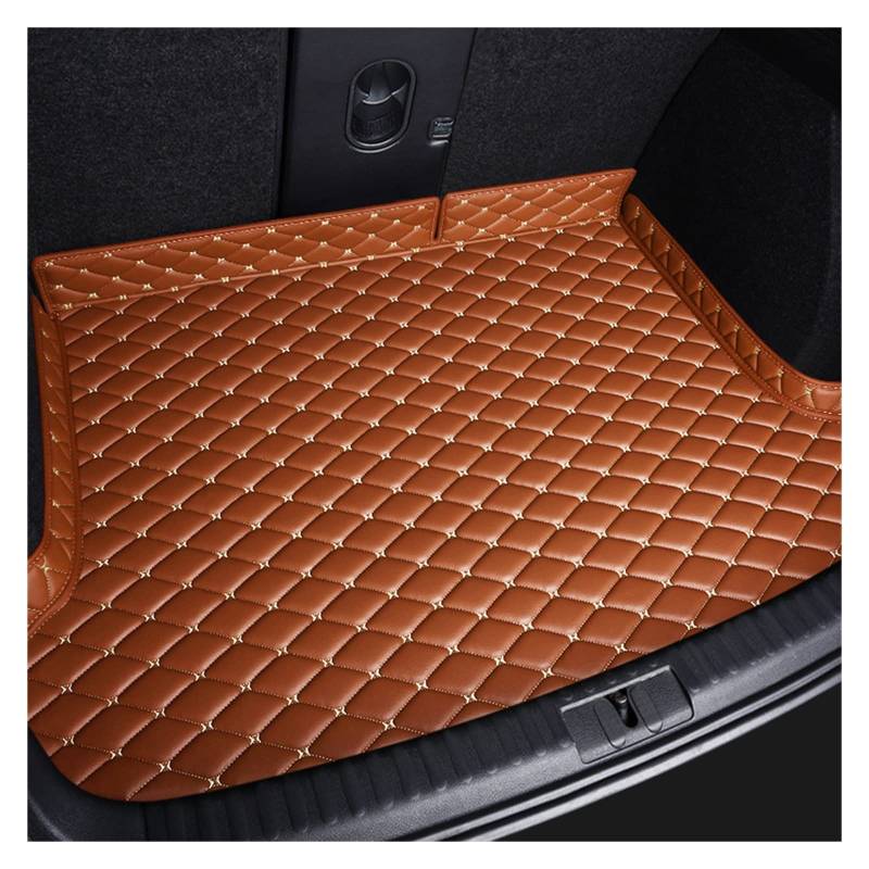 OEXRIG Kofferraummatte Für 3er E46 E90 F30 F34 G20 Kofferraummatten Aus Leder Kofferraum Cargo Schutzmatte(Brown,F30 2011-2019) von OEXRIG