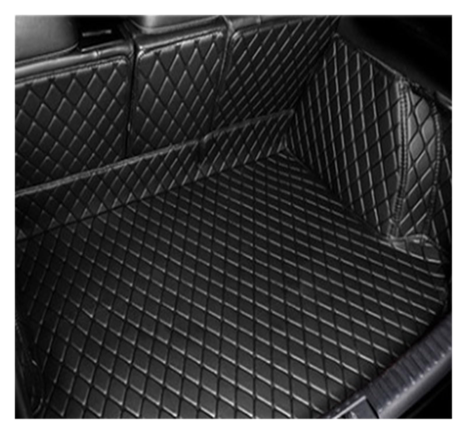 OEXRIG Kofferraummatte Für A6 C7 4G 2012 2013 2014 2015 2016 2017 2018 Leder Kofferraum Matte Stamm Boot Mat Liner Pad Kofferraum Cargo Schutzmatte(Black-B) von OEXRIG