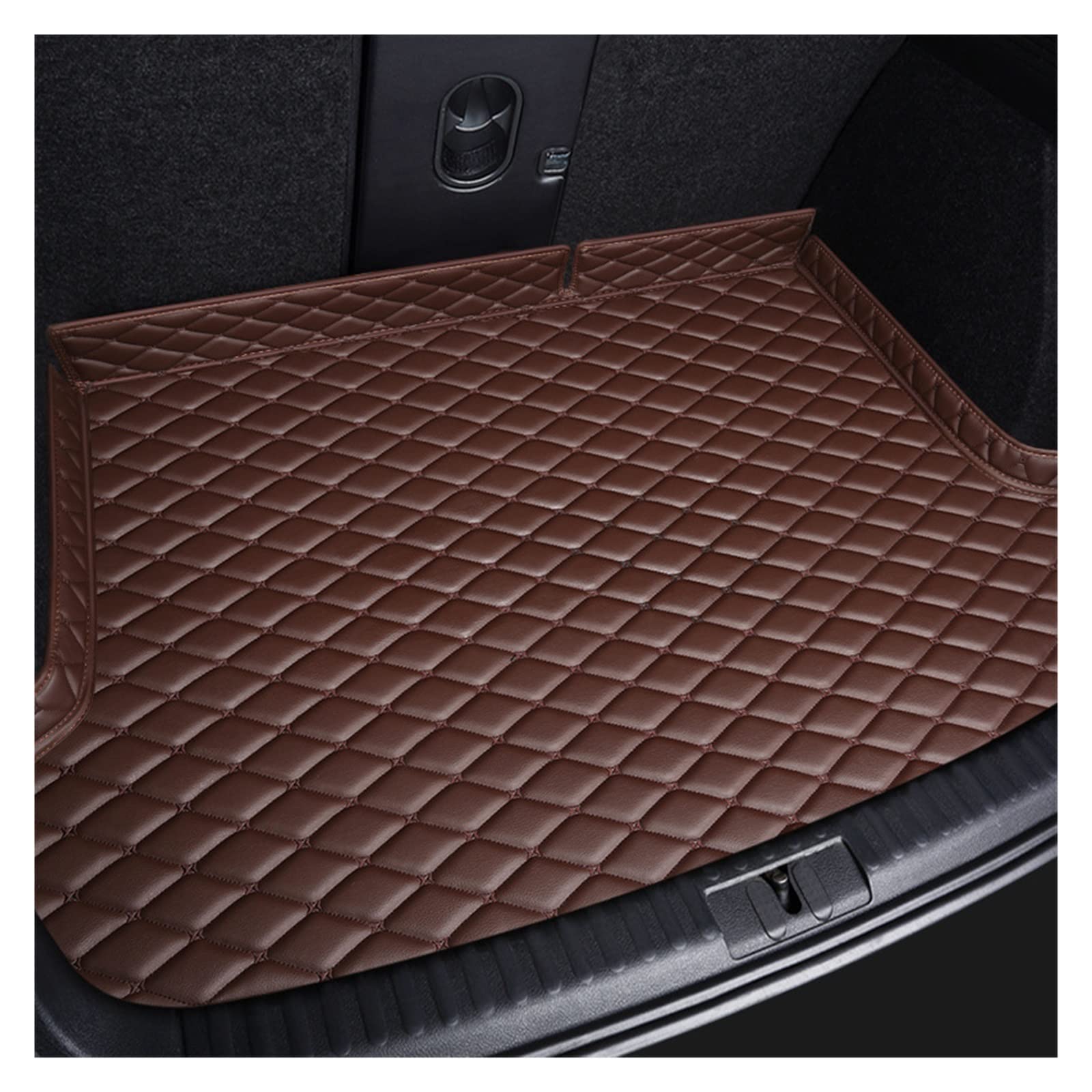 OEXRIG Kofferraummatte Für F01 7 Series E65 E66 E68 F02 G11 G12 Leder Kofferraummatte Kofferraum Cargo Schutzmatte(Coffee,E65 2001-2008) von OEXRIG