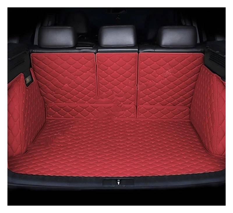 OEXRIG Kofferraummatte Für Große Für Wand Für Haval H5 Für Hover H5 2023 2024 2025 Auto Hinten Stamm Matten Kofferraum Cargo Schutzmatte(Maroon-B) von OEXRIG