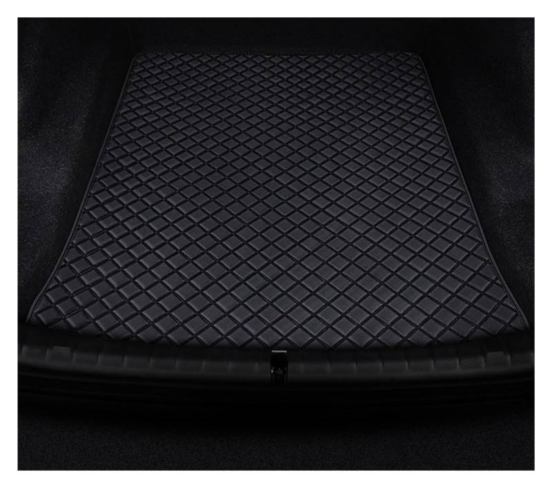 OEXRIG Kofferraummatte Für Hyundai Für Santa Fe 5 Sitz 2013-2018 6 Sitz 2019-2022 7 Sitz 2013-2022 Leder Kofferraum Matte Kofferraum Cargo Schutzmatte(Schwarz,2019-2022 6 Seat) von OEXRIG