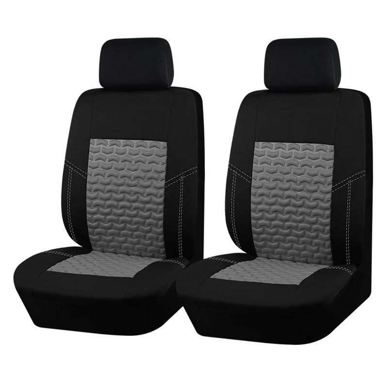 OEXRIG Sitzbezügesets Für Citroen Für Relais 2 + 1 Universal 4mm Schwamm Sitzbezüge Fit Für Die Meisten Van LKW Autositzbezüge(AD9439-2F-Gray) von OEXRIG