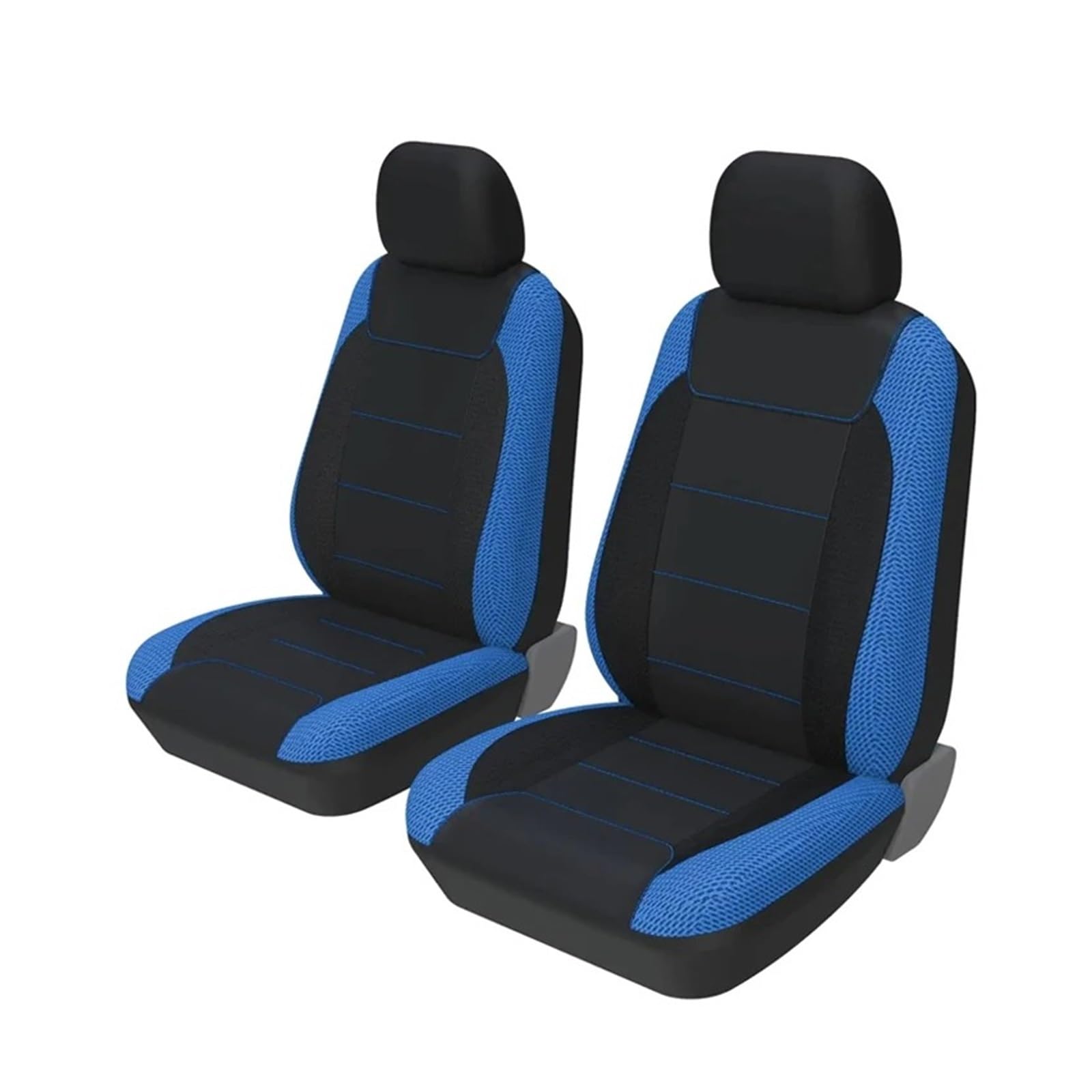 OEXRIG Sitzbezügesets Vollständiger Autositzbezug Sitzbezug Aus Polyester-Sandwichmaterial Atmungsaktiv Universelles Autozubehör Autositzbezüge(BLUE-4Piece) von OEXRIG