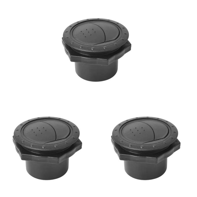 Auto-Lüftungsgitter 1–10 Stück Lüftungsabdeckung, Universal, 60 Mm, 2,35 Zoll, Rund, A/C-Luftauslass, Lüftungsschlitze Für Klimaanlagen AC Air Vent Outlet(3 Pieces) von OEXRIGRU