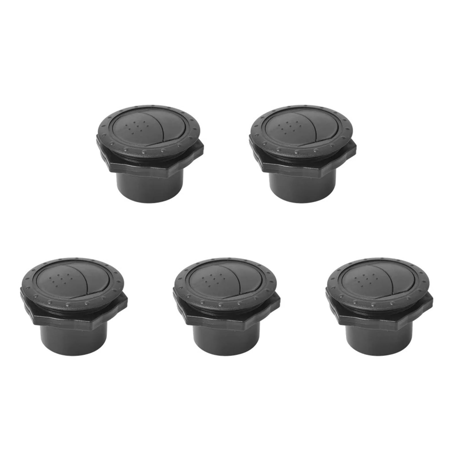 Auto-Lüftungsgitter 1–10 Stück Lüftungsabdeckung, Universal, 60 Mm, 2,35 Zoll, Rund, A/C-Luftauslass, Lüftungsschlitze Für Klimaanlagen AC Air Vent Outlet(5 Pieces) von OEXRIGRU