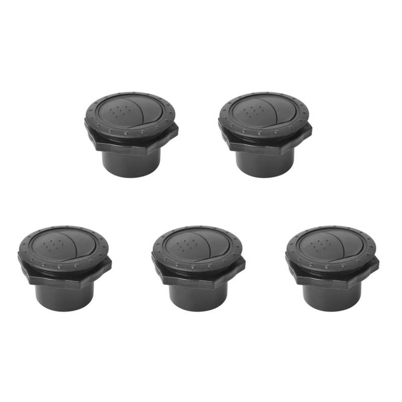 Auto-Lüftungsgitter 1–10 Stück Lüftungsabdeckung, Universal, 60 Mm, 2,35 Zoll, Rund, A/C-Luftauslass, Lüftungsschlitze Für Klimaanlagen AC Air Vent Outlet(5 Pieces) von OEXRIGRU