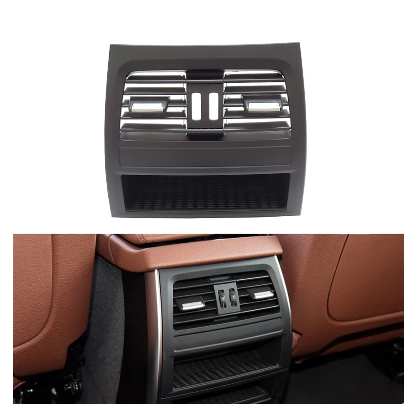 Auto-Lüftungsgitter Für 5 Series GT F07 2010-2017 Vorne Zentral Links Rechts Hinten Frische Klimaanlage AC Vent Grille Outlet Vollständigen Satz AC Air Vent Outlet(Rear-A) von OEXRIGRU