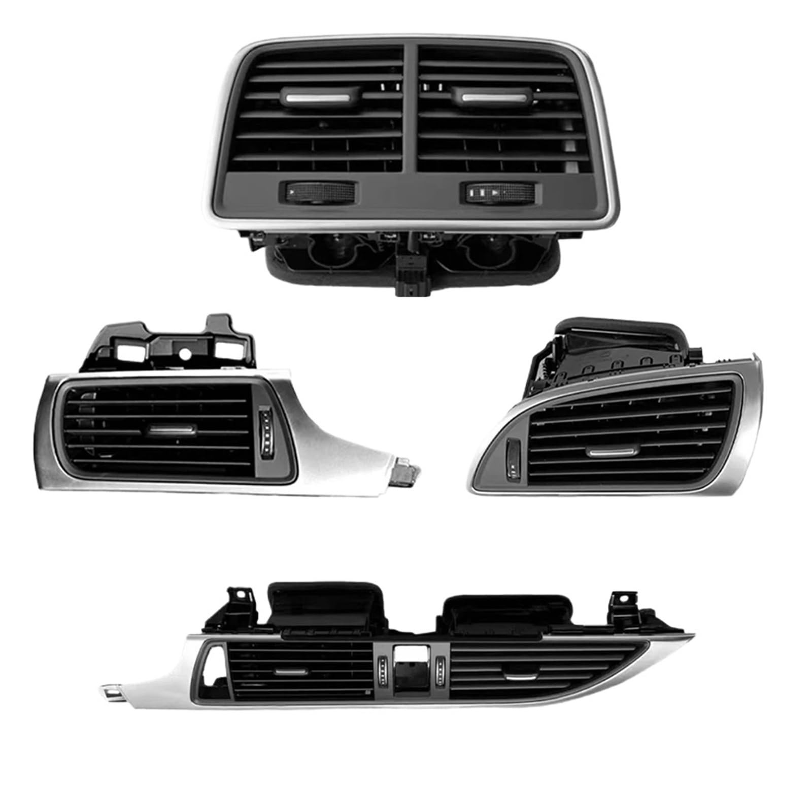 Auto-Lüftungsgitter Für A6L 2012 2013 2014 2015 2016 2017 2018 Auto-Klimaanlagenauslass Klimaanlagenöffnungen Air Grille Outlet Vent AC Air Vent Outlet(4*Low) von OEXRIGRU