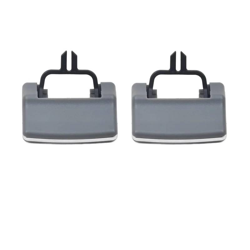 Auto-Lüftungsgitter Für Benz W164 X164 ML GL 2005-2012 Auto Dashboard Air Conditioner Outlet Pick AC Vent Grille Tab Clip Reparatur Kit AC Air Vent Outlet(2*Gray) von OEXRIGRU