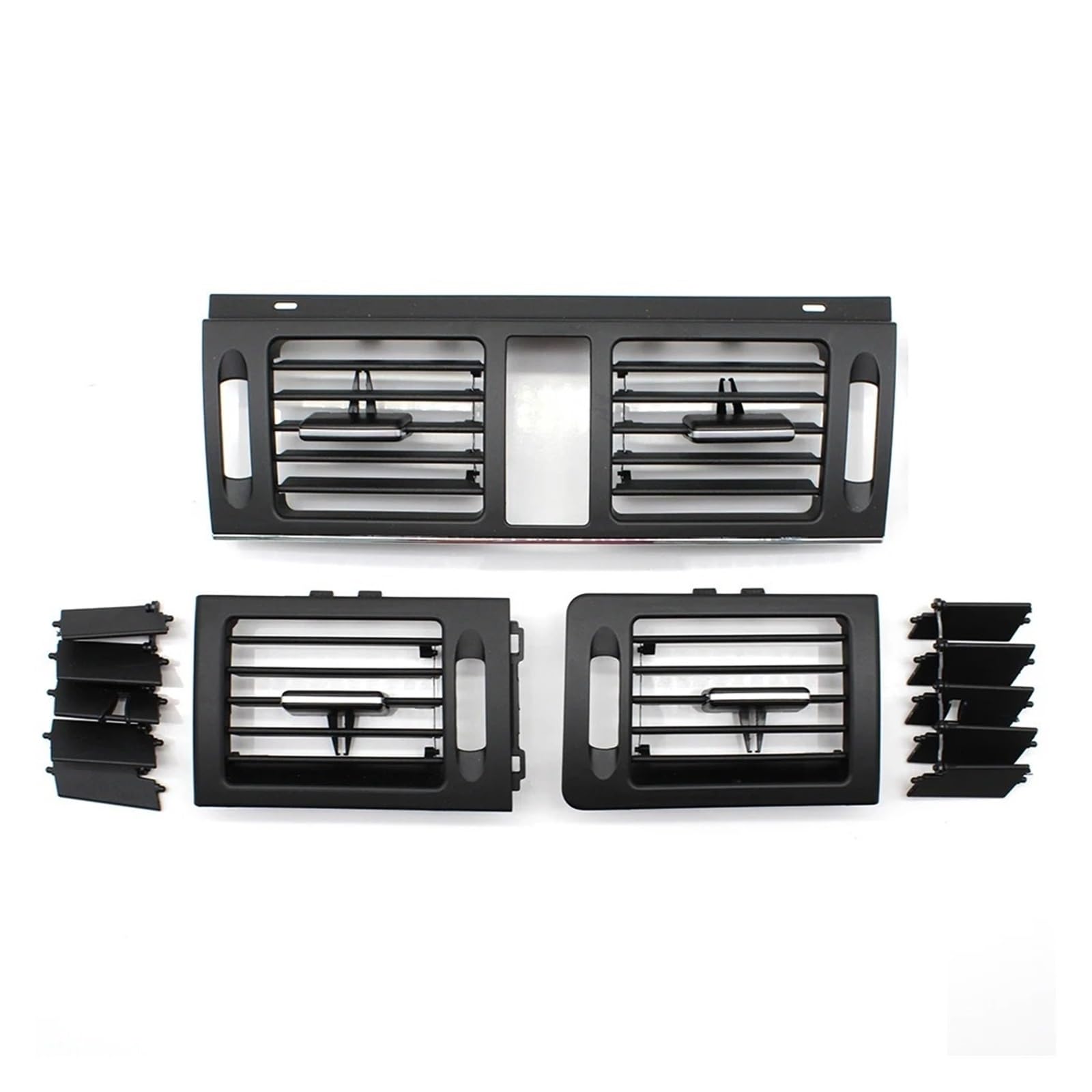 Auto-Lüftungsgitter Für Benz W204 C Klasse 2007 2008 2009 2010 2011 Vorne Mitte Klimaanlage AC Vent Grille Outlet Abdeckung AC Air Vent Outlet(LHD-Model A Set) von OEXRIGRU