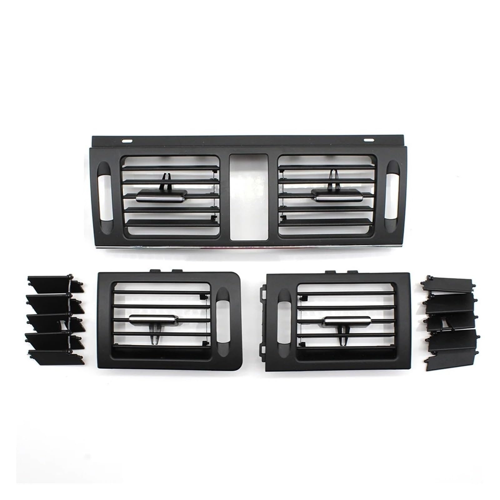 Auto-Lüftungsgitter Für Benz W204 C Klasse 2007 2008 2009 2010 2011 Vorne Mitte Klimaanlage AC Vent Grille Outlet Abdeckung AC Air Vent Outlet(RHD-Model A Set) von OEXRIGRU