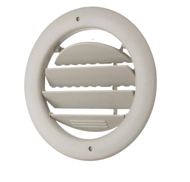 Auto-Lüftungsgitter Für Ford Für Explorer Für Expedition 2011-2019 Autodach A/C Heizung Air Vent Grille Runde BL1Z-19893-AA 9L1Z-19893-AG AC Air Vent Outlet(1 Piece Beige) von OEXRIGRU