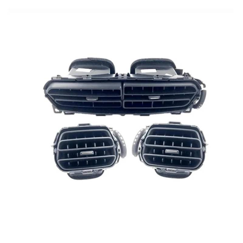 Auto-Lüftungsgitter Für Peugeot 301 Für Citroen Für C-Elysee 2013-2020 Auto-Klimaanlagenauslass Armaturenbrett-Luftauslass Klimaanlagenentlüftung AC Air Vent Outlet(A Set) von OEXRIGRU