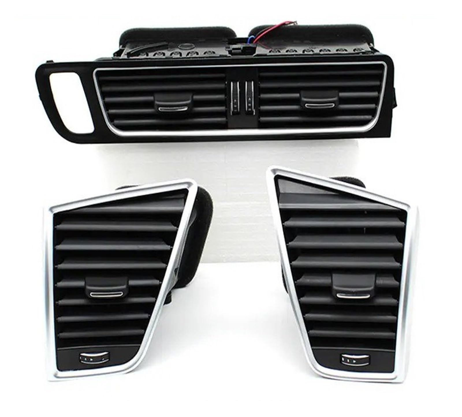 Auto-Lüftungsgitter Für Q5 2009–2018 LHD Armaturenbrett Vorne In Der Mitte Links Rechts AC Air Vent Grille Outlet Assembly AC Air Vent Outlet(LHD 3pieces) von OEXRIGRU