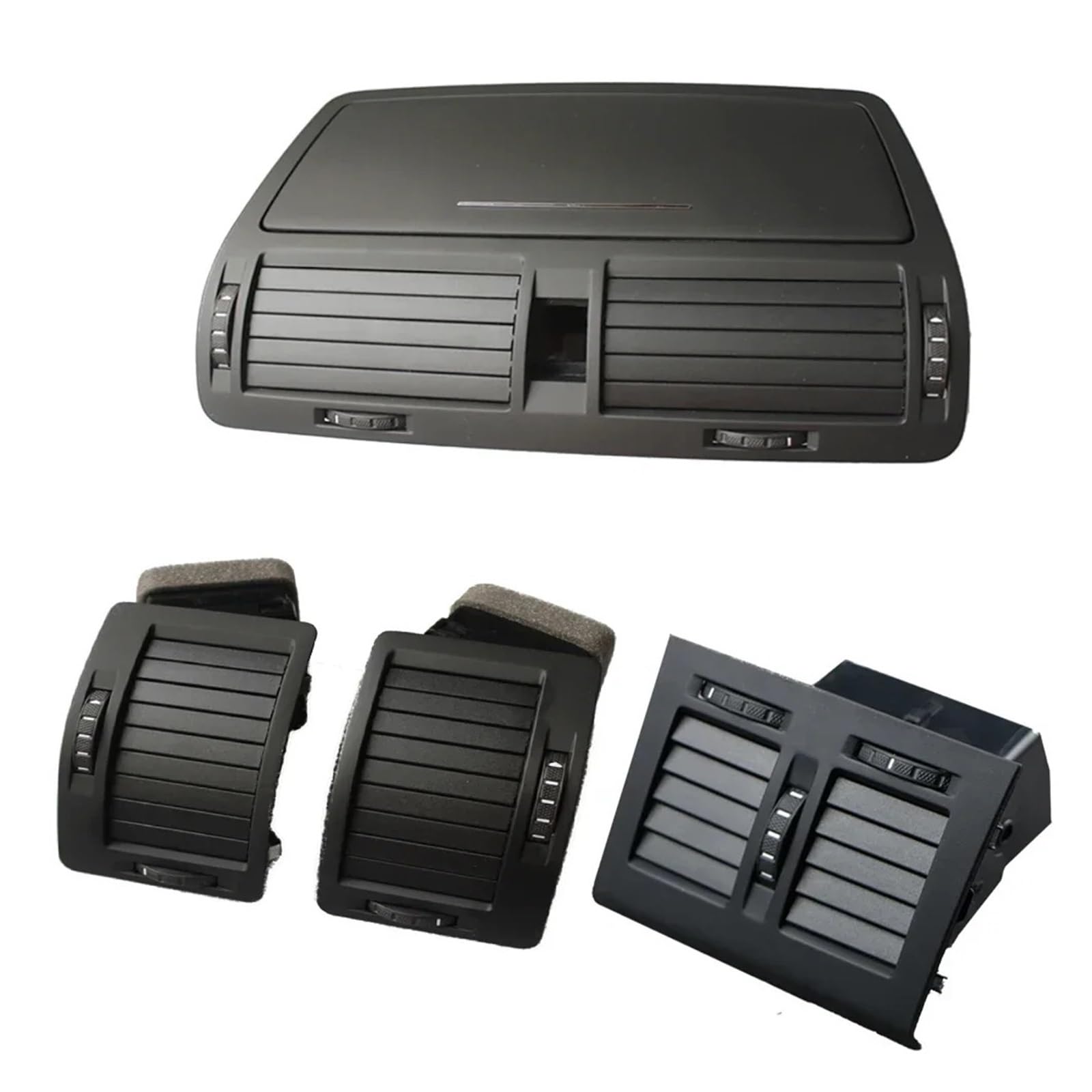 Auto-Lüftungsgitter Für Skoda Für Octavia 2004-2013 Für YETI 2010-2017 Armaturenbrett Mitte Klimaanlage Vent Outlet Grill Trim 1/2/3/4 Stück AC Air Vent Outlet(1 Set-4pieces) von OEXRIGRU