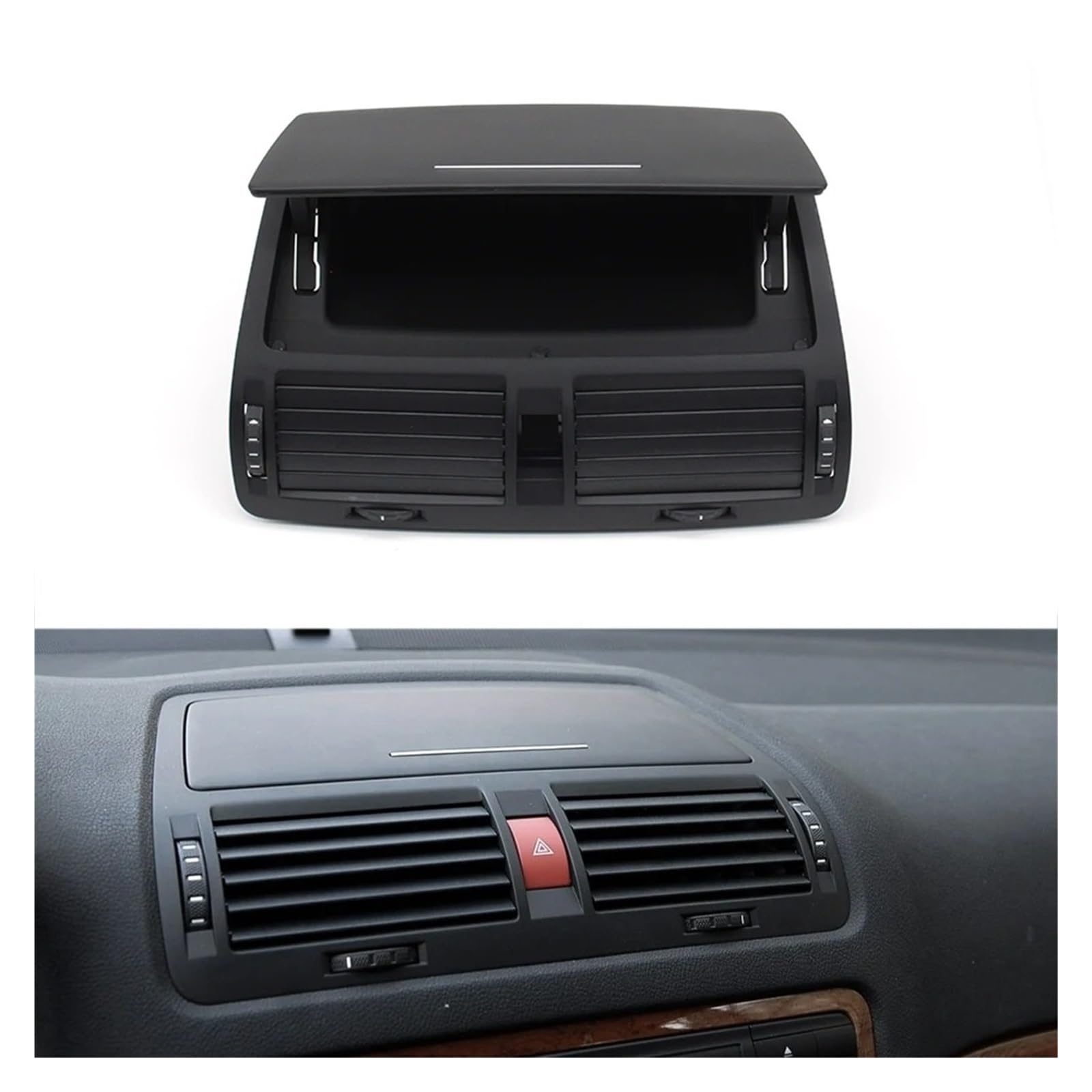 Auto-Lüftungsgitter Für Skoda Für Octavia Für Laura 2004-2014 Vorne Zentrale Links Hinten Rechts Klimaanlage AC Vent Grille Auslass Montage AC Air Vent Outlet(Central Assembly) von OEXRIGRU