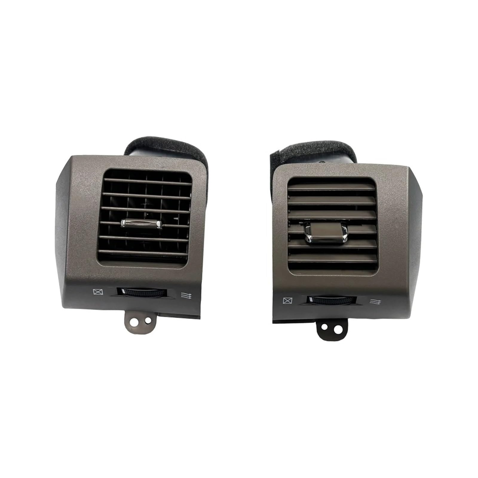 Auto-Lüftungsgitter Für Toyota Für Land Für Cruiser Für Prado 120 FJ120 2003-2009 Auto A/C Klimaanlage Outlet Rahmen Vents Platte Panel Zubehör AC Air Vent Outlet(Brown) von OEXRIGRU