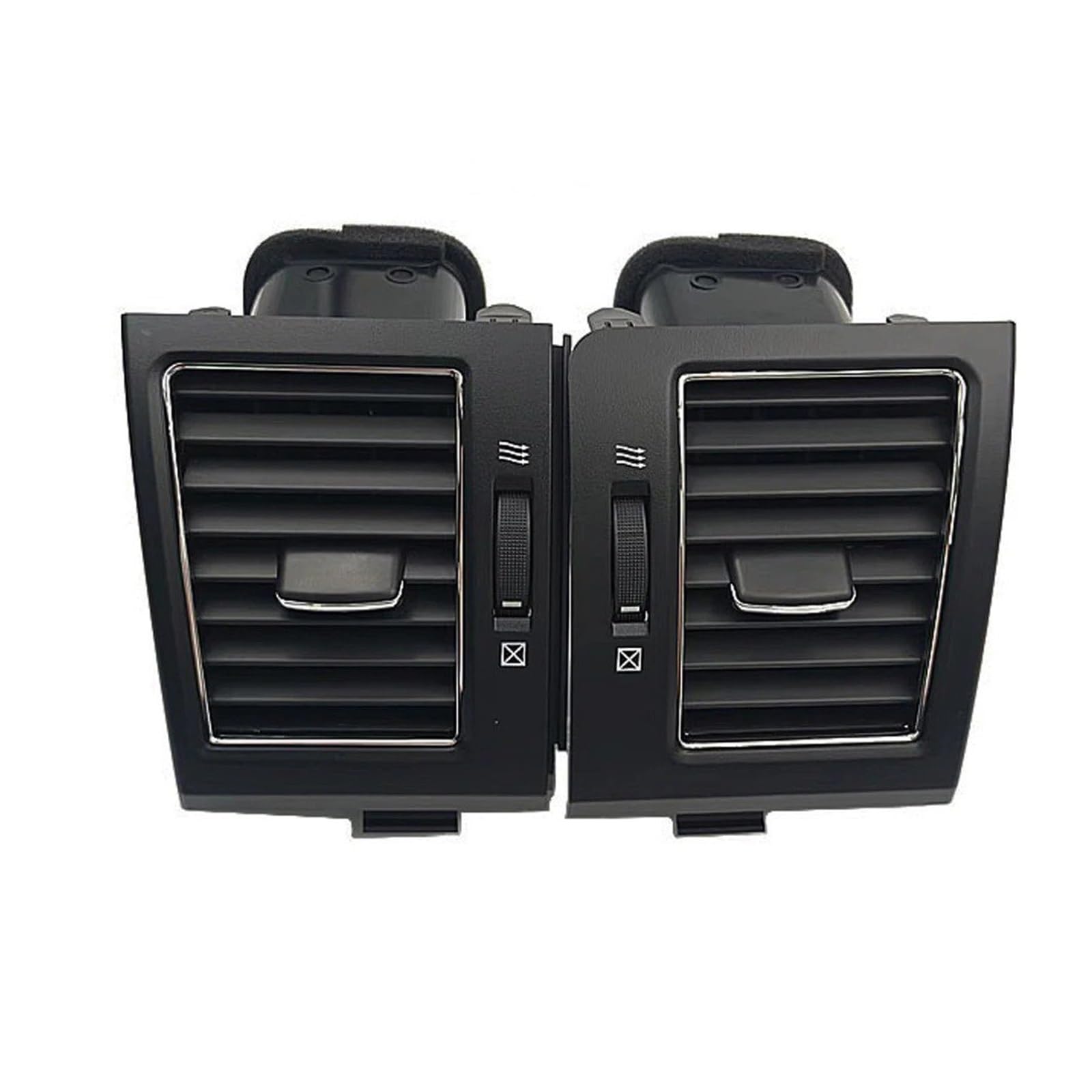 Auto-Lüftungsgitter Für Toyota Für Land Für Cruiser LC200 2008-2015 Klimaanlage Vents Auto Dashboard Mittleren A/C Klimaanlage Ausgang Montage AC Air Vent Outlet(Black-LHD-RHD) von OEXRIGRU