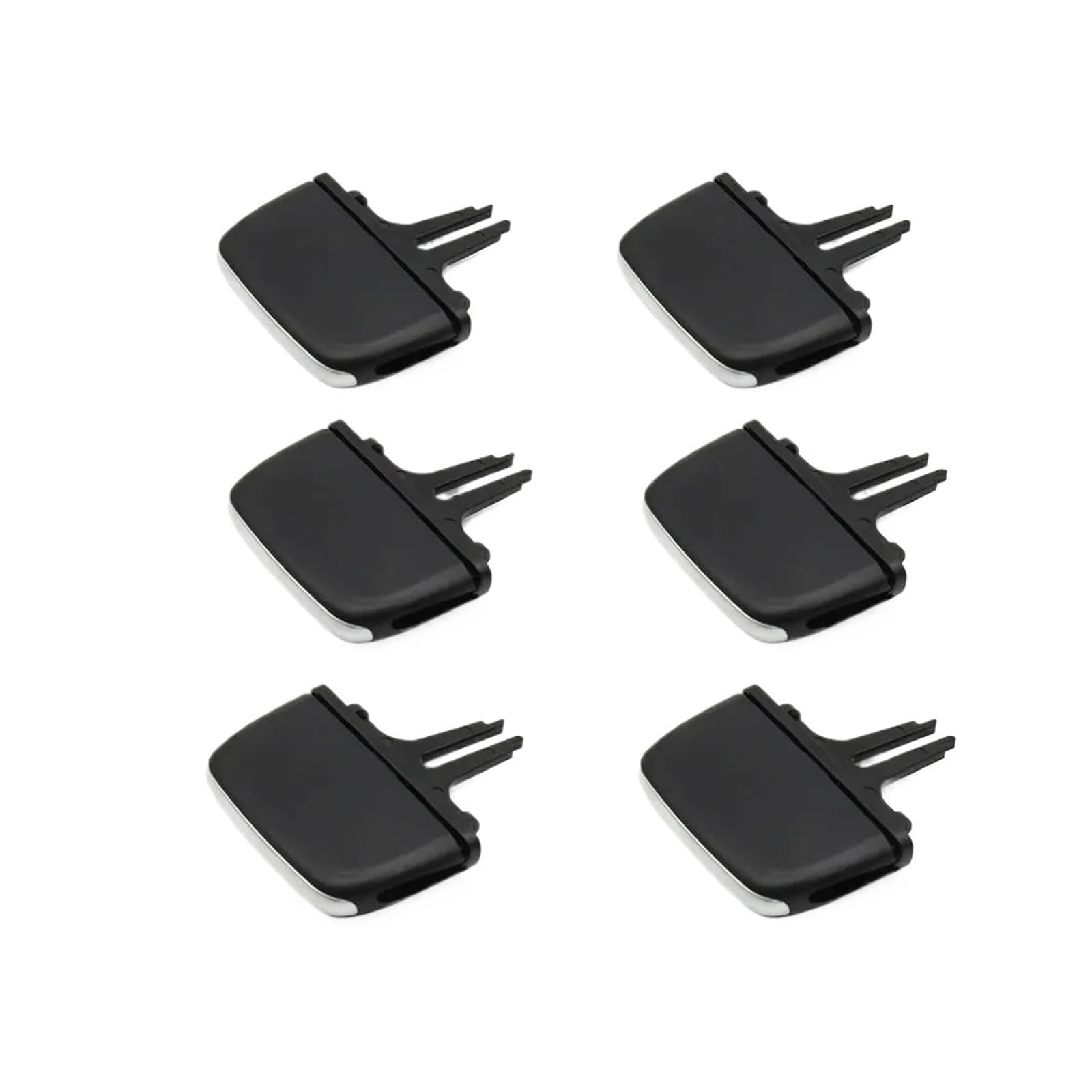 Auto-Lüftungsgitter Für Volvo XC90 V90 S90 2015-2024 Dash Klimaanlage Vent Clips Sliders Vorne/Hinten AC Vent Grille Outlet Tab Clip Reparatur Kit AC Air Vent Outlet(6pieces) von OEXRIGRU