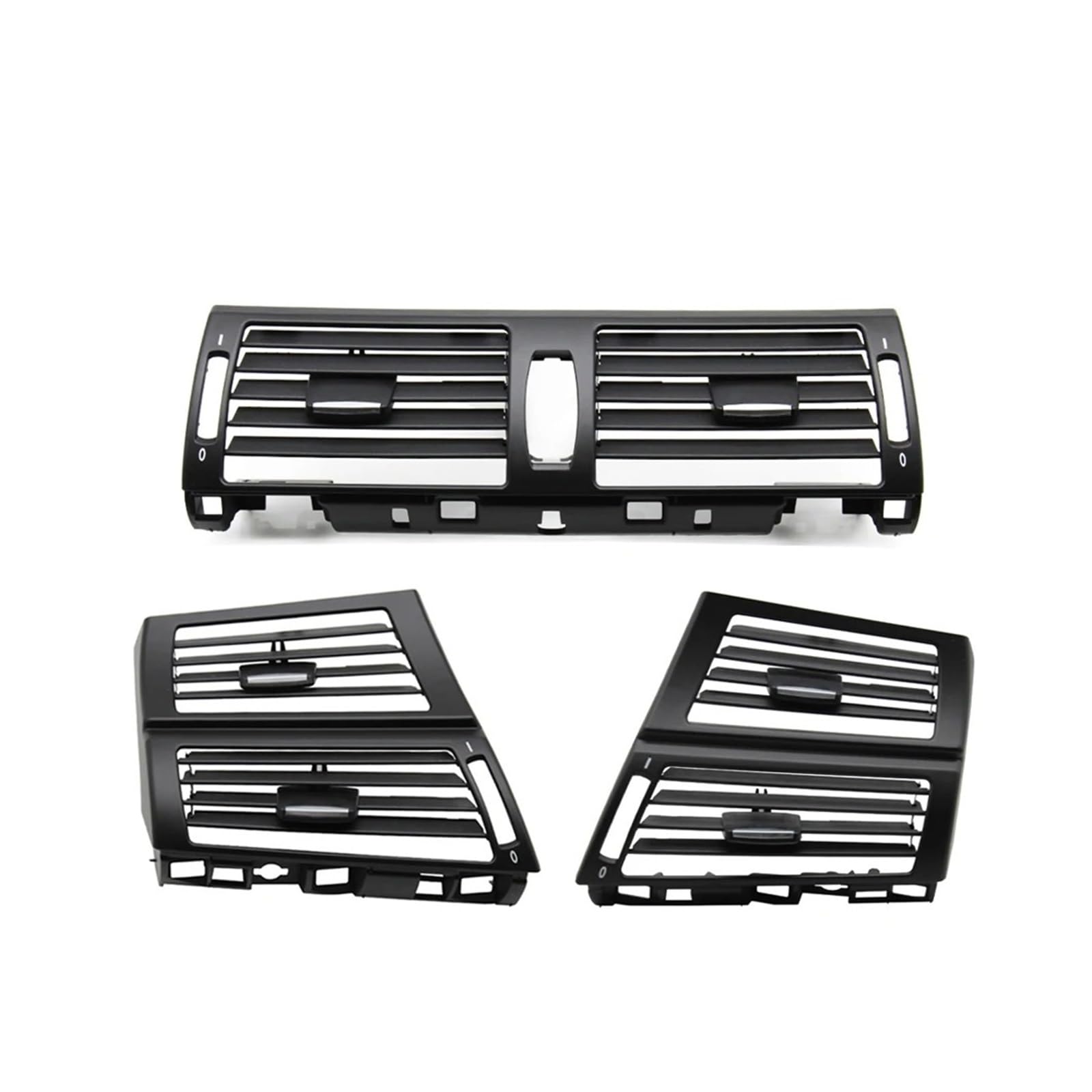 Auto-Lüftungsgitter Für X5 X6 E70 E71 E72 2007-2013 Vordere Zentrum Der Linken Rechten Heckklimaanlage AC-Entlüftungsgitterauslassabdeckung AC Air Vent Outlet(Front 3piece Set) von OEXRIGRU