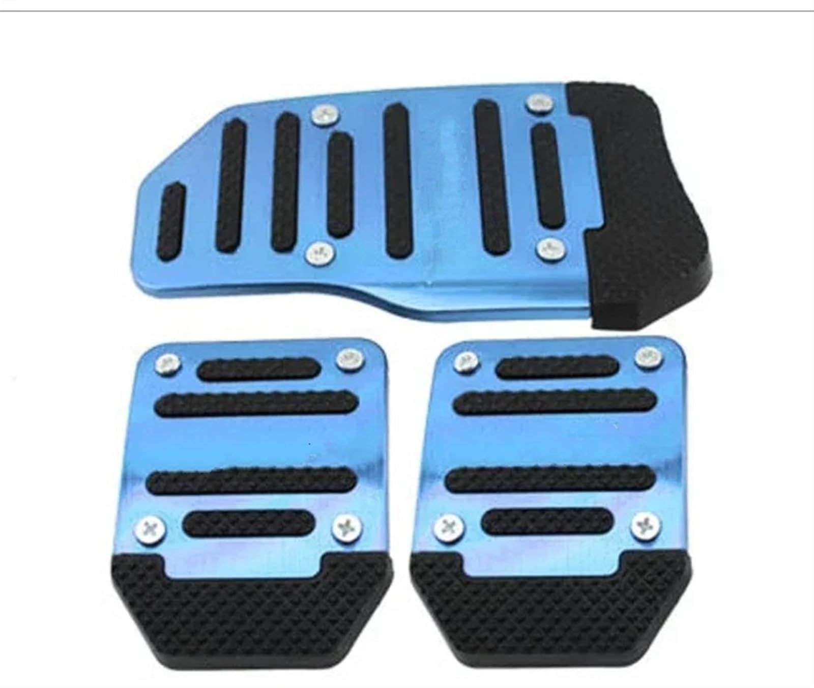 Auto Pedale 1set Universal Auto Pedal Schutz Abdeckung Auto Bremse Gaspedal Manuelle Getriebe Pedal Für Auto Pedal Bremse Pedalkappen(Blue Set) von OEXRIGRU