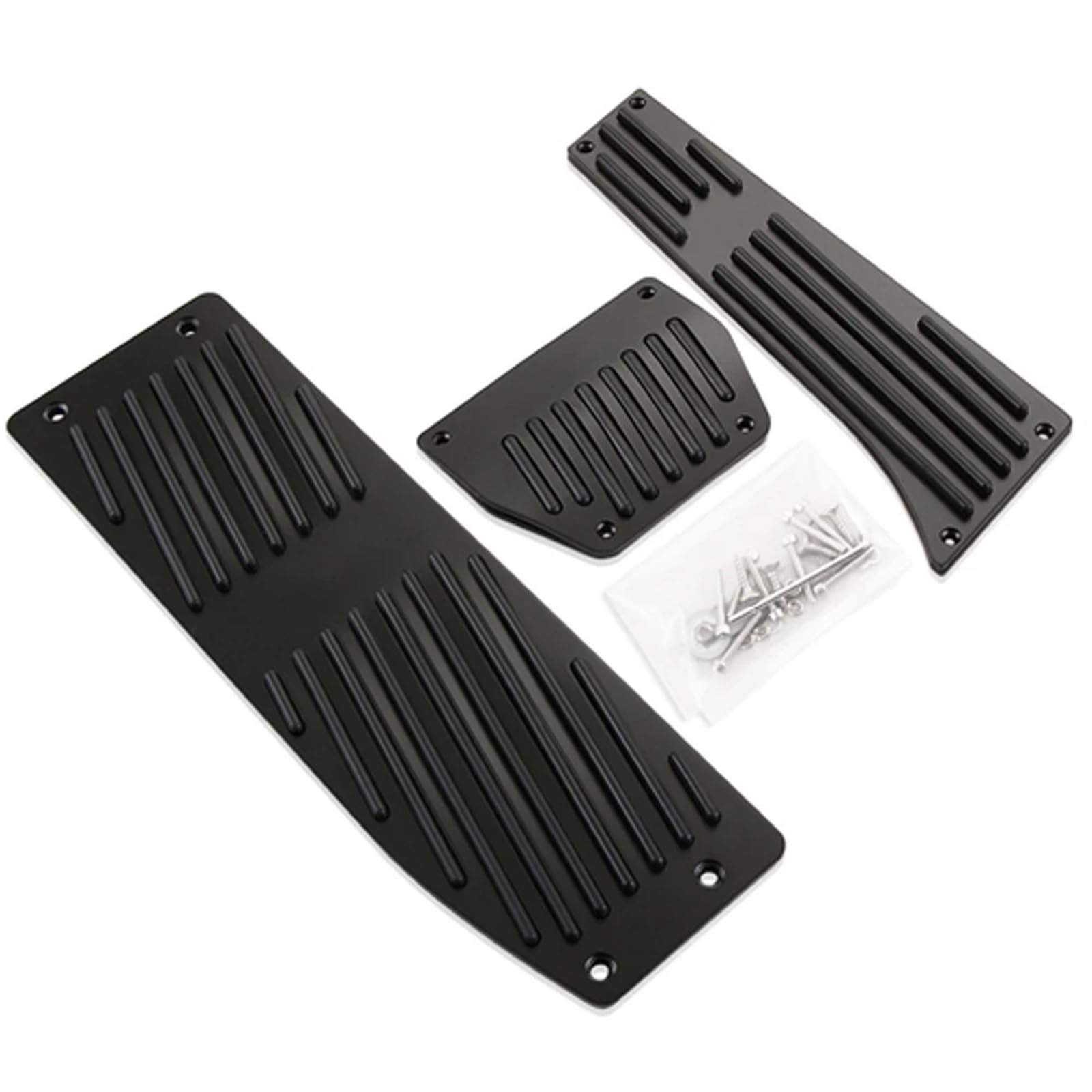 Auto Pedale 3 5 Serie E30 E32 E34 E36 E38 E39 E46 E87 E90 E91 X5 X3 Z3 Auto Gaspedal Bremse Fußstütze Pedal Pads Bremse Pedalkappen(Black Drill at) von OEXRIGRU