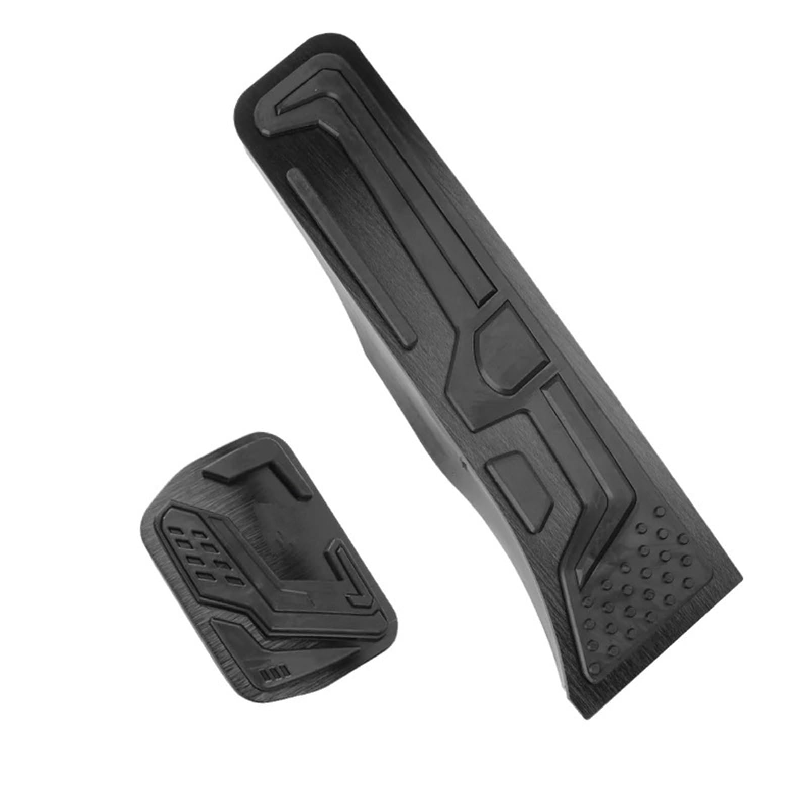 Auto Pedale Für LIXIANG Für Leading Für IDEAL L7 L8 L9 2023 Auto Pedal Pad rutschfeste Stahlpedalbrett Aluminiumlegierung Gummi Bremsabdeckung Bremse Pedalkappen(Schwarz) von OEXRIGRU