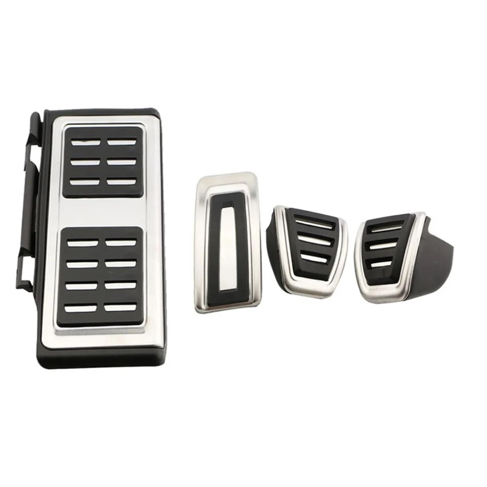 Auto Pedale Für VW Für Passat B8 B9 Für Limited Für Edition Für Variante VIII 2015-2023 Auto Edelstahl Auto Pedal Pedale Abdeckung Bremse Pedalkappen(4 Piece MT with Rest) von OEXRIGRU