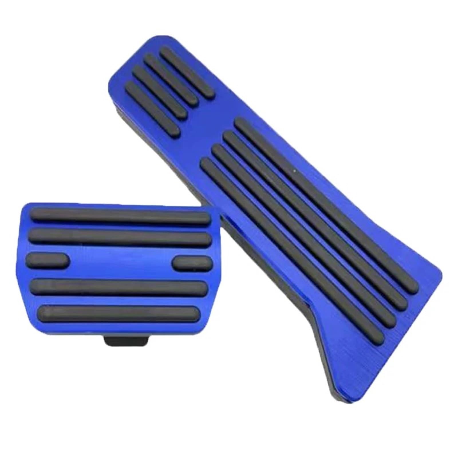 Auto Pedale Für Volvo EX30 2024 2025 Auto Pedal Pad Non-Slip Pedalboard Legierung Brems Abdeckung Auto Zubehör Bremse Pedalkappen(Blue) von OEXRIGRU