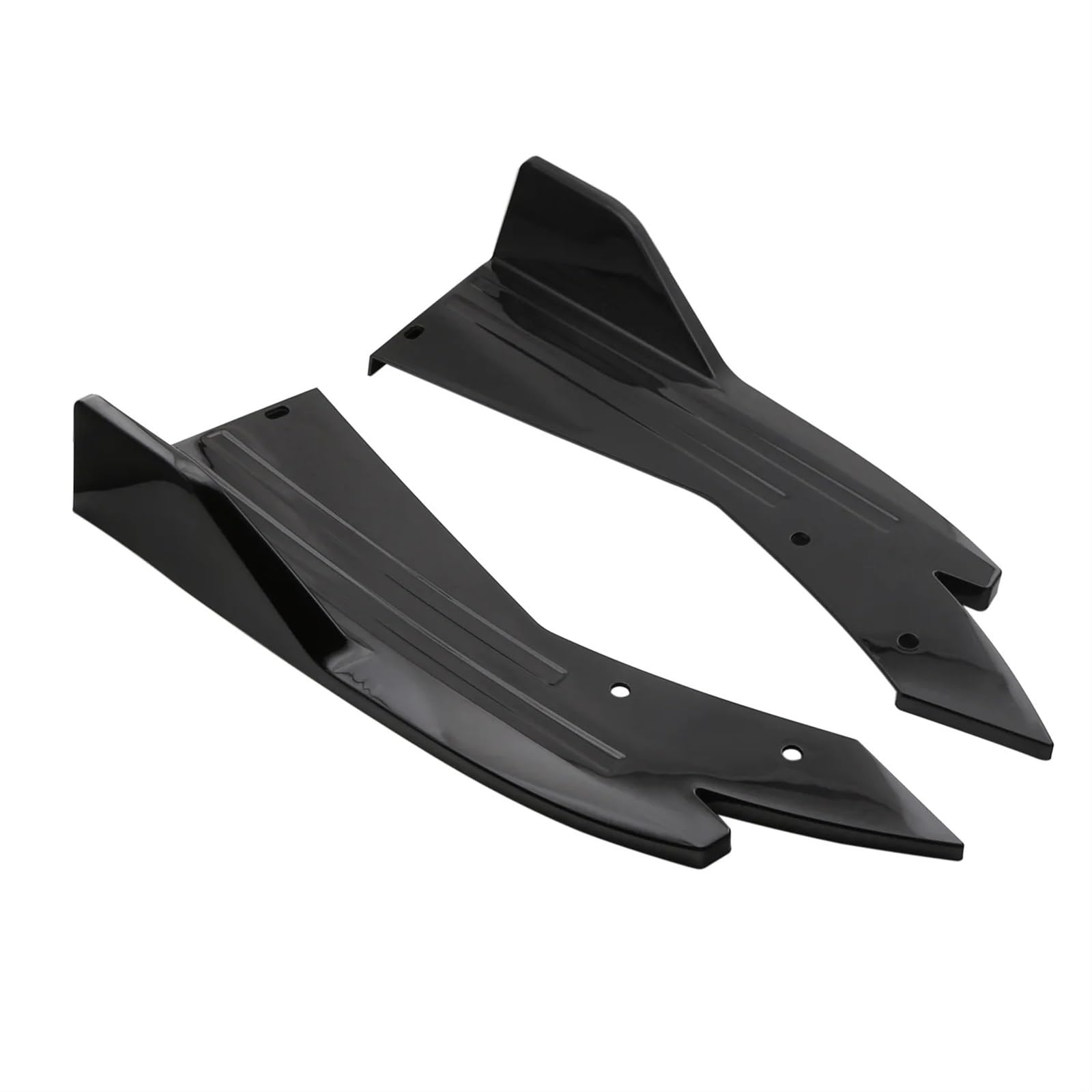 Auto Seitenschweller 2PCS Für Chevrolet Für Chevy Für Camaro SS LS LT Auto Hintere Stoßstange Lip Diffusor Splitter Canard Protector Front körper Seite Rock Kit Auto Seitenschweller Spoiler(Schwarz) von OEXRIGRU