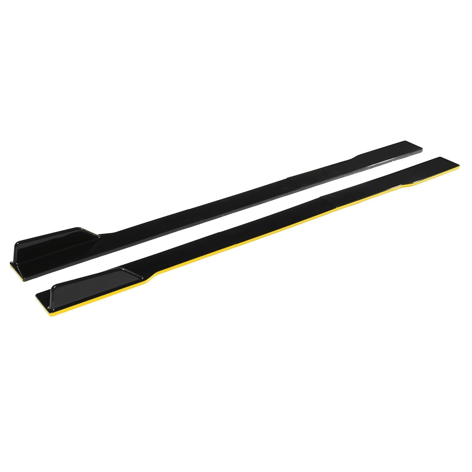 Auto Seitenschweller 2m Für Benz W205 W204 W203 W211 W212 W213 W117 C117 W176 Für AMG Für GTR Auto Seite Rock Extensions Spoiler Rocker Splitter Auto Seitenschweller Spoiler(Yellow) von OEXRIGRU